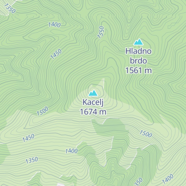 Map of Kacelj