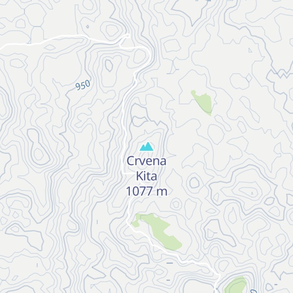 Map of Crvena Kita
