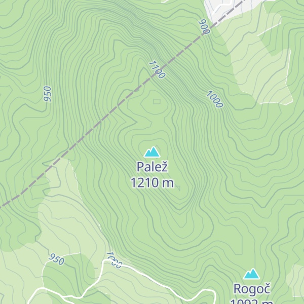 Map of Palež