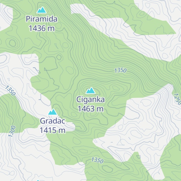 Map of Ciganka