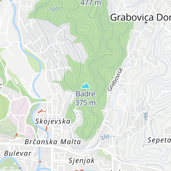 Map of Badre