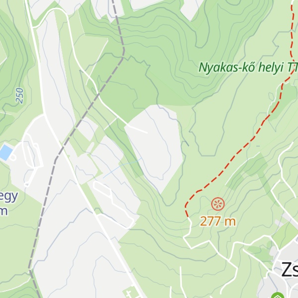 Map of Zsámbéki-hegy