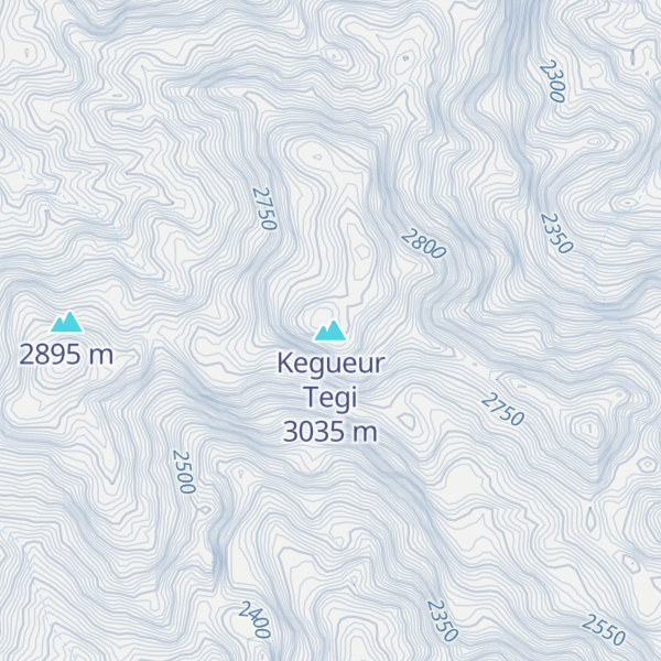 Map of Kegueur Tegi