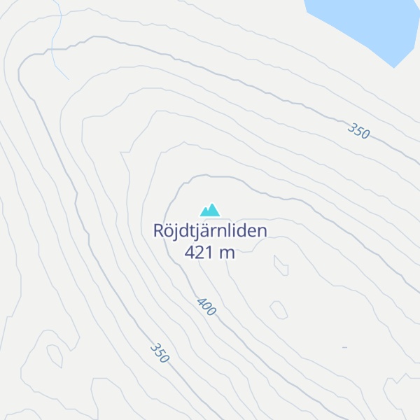 Map of Röjdtjärnliden