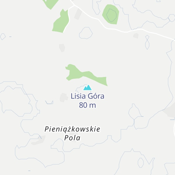 Map of Lisia Góra