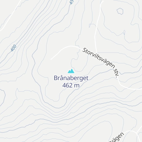 Map of Brånaberget