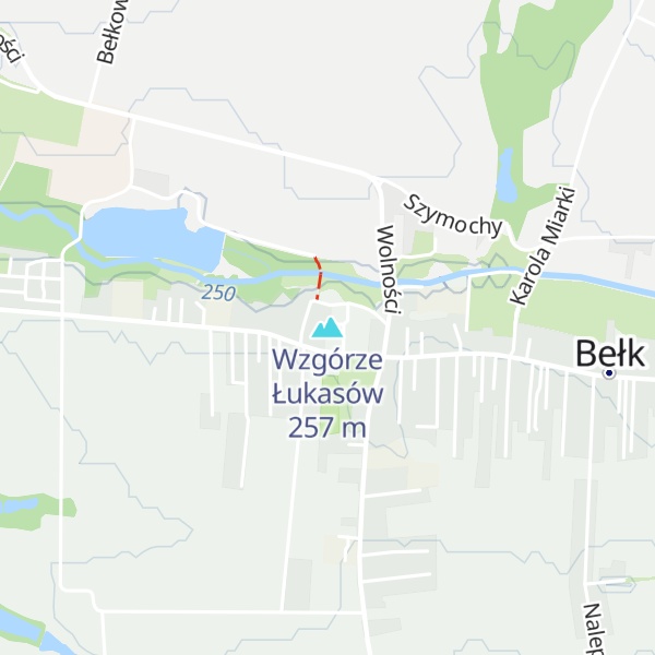 Map of Wzgórze Łukasów