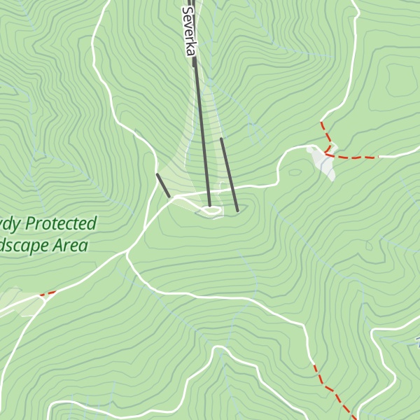 Map of Chata Severka