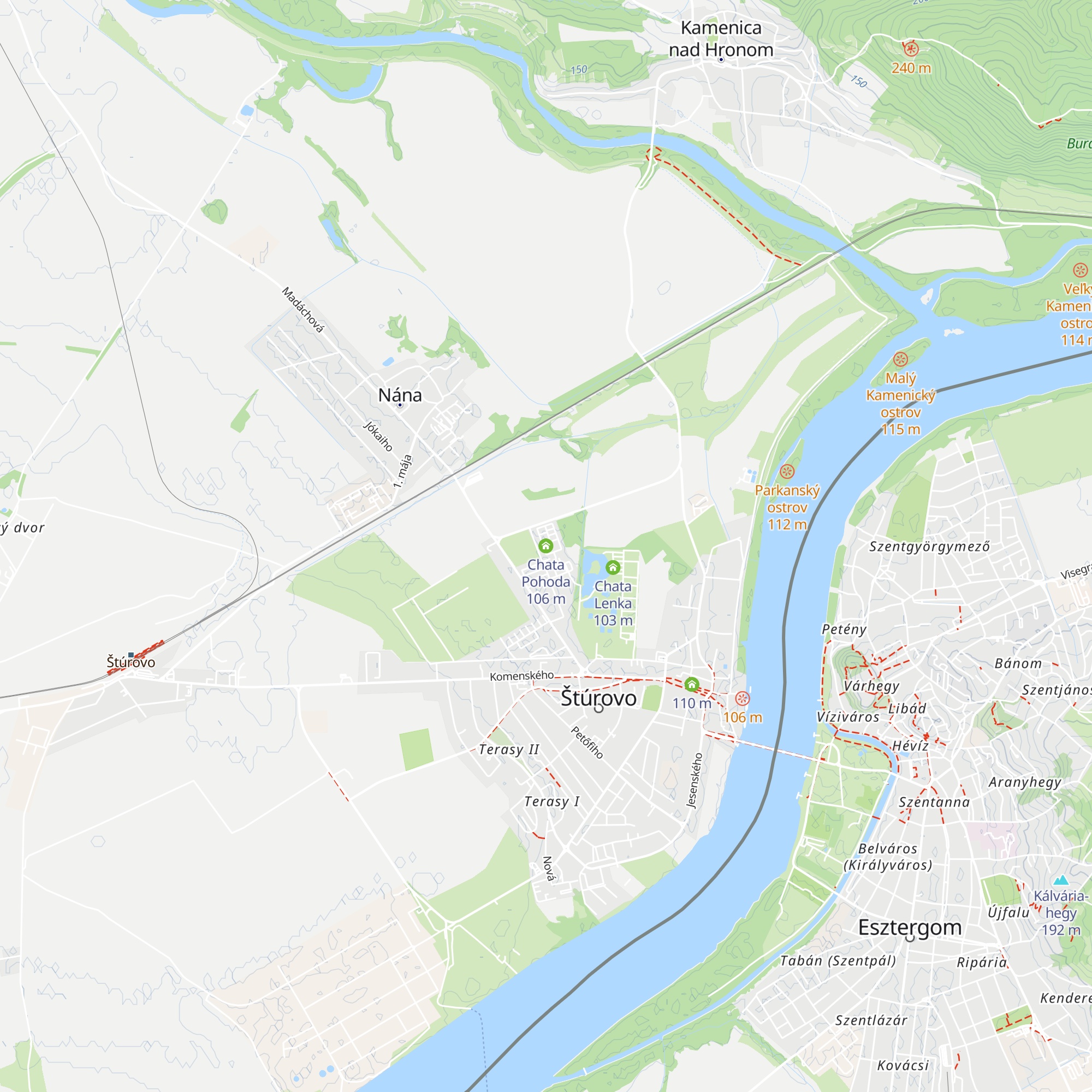 Chata Pohoda map