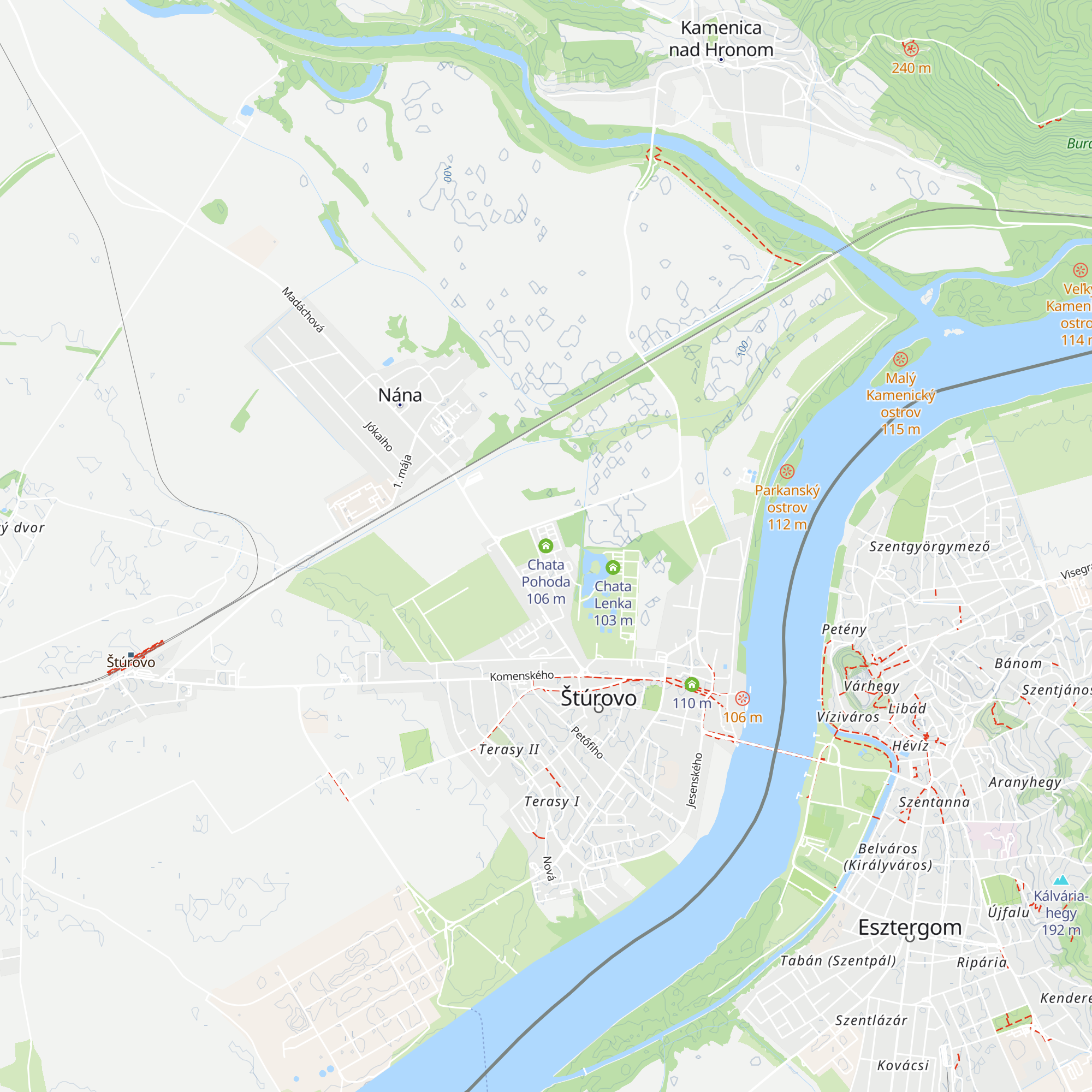 Chata Pohoda map