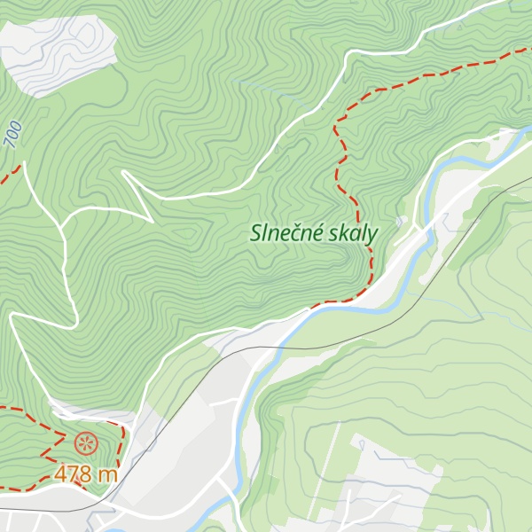 Map of Kľúč stredná veža