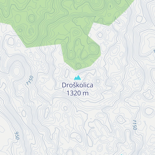 Map of Droškolica