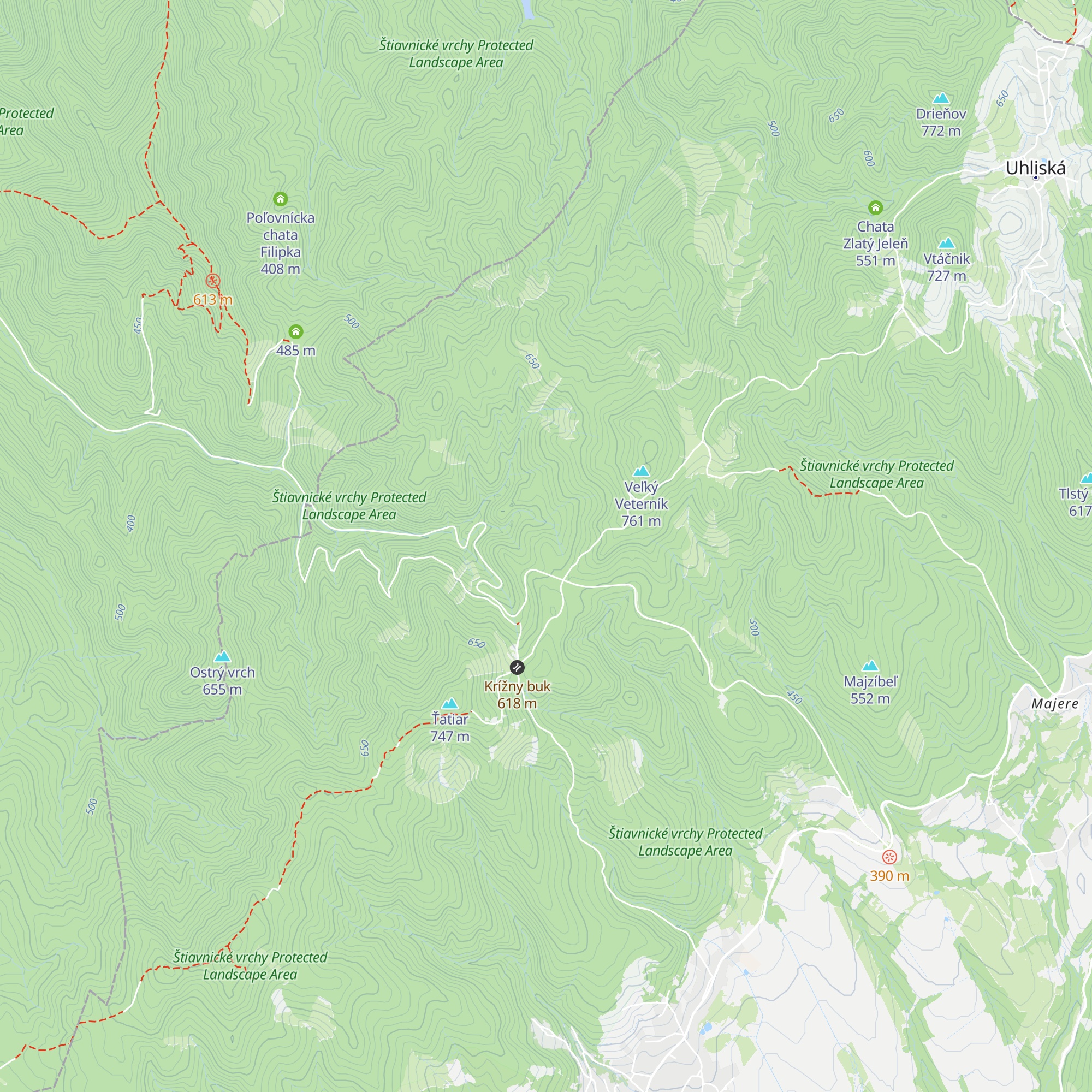 Poľovnícka chata Madajka map