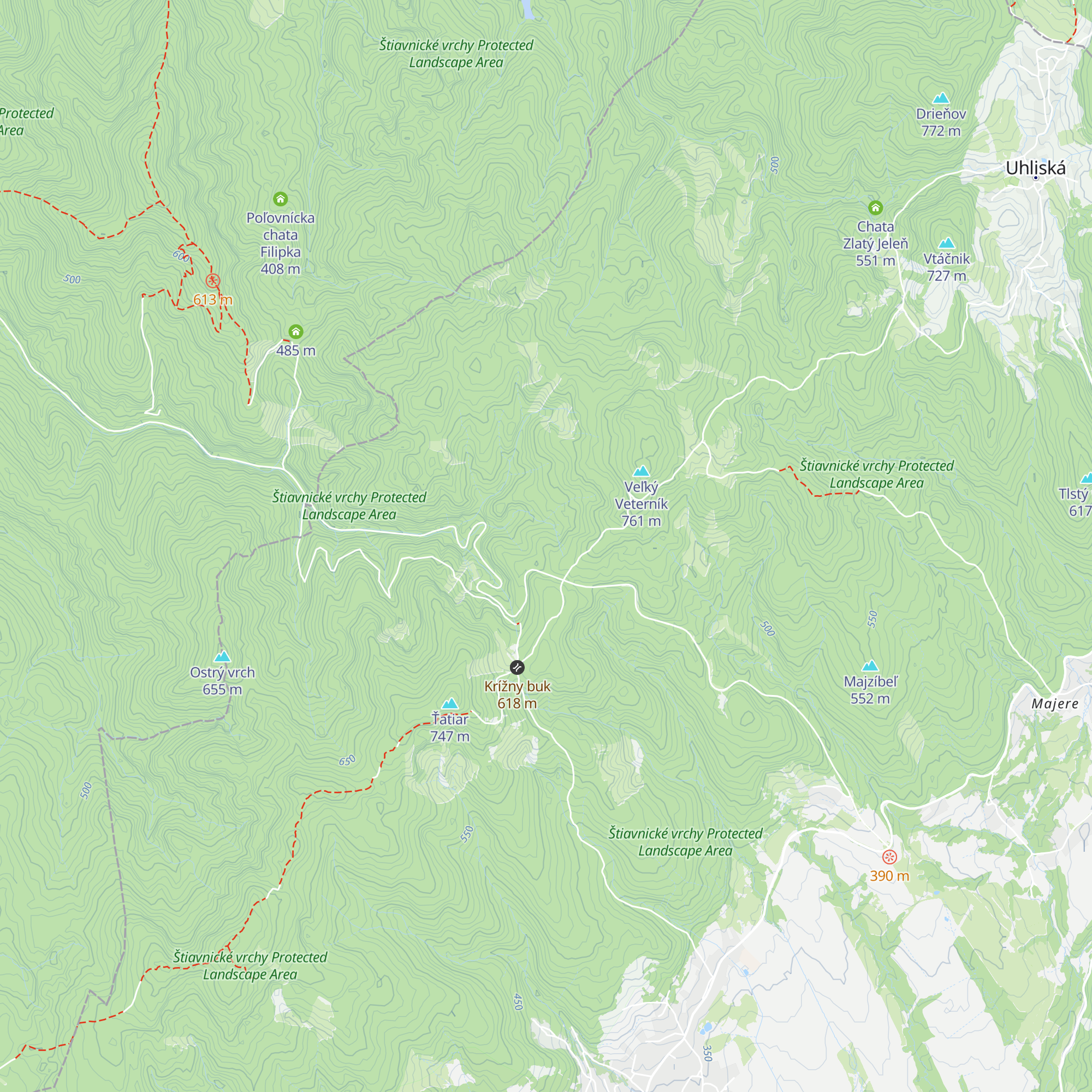 Poľovnícka chata Madajka map