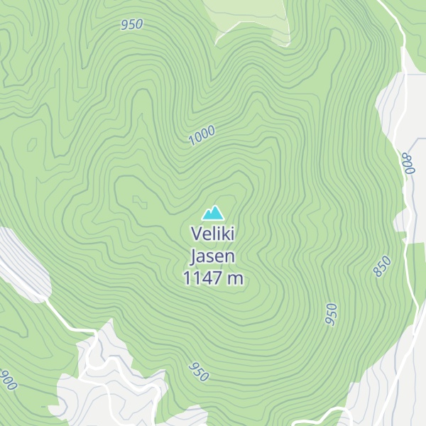 Map of Veliki Jasen