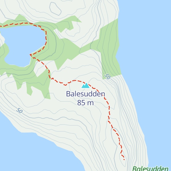 Map of Balesudden