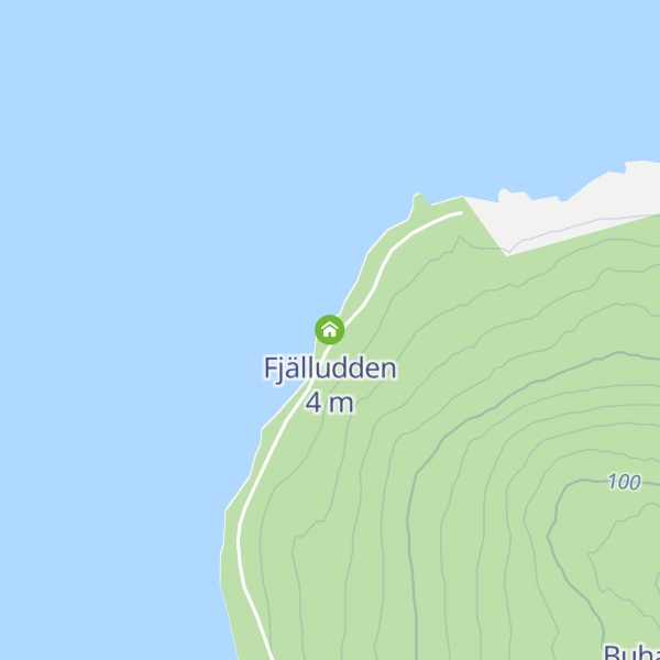 Map of Fjälludden
