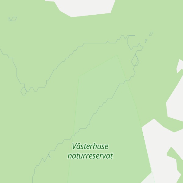 Map of Västerhuse naturreservat