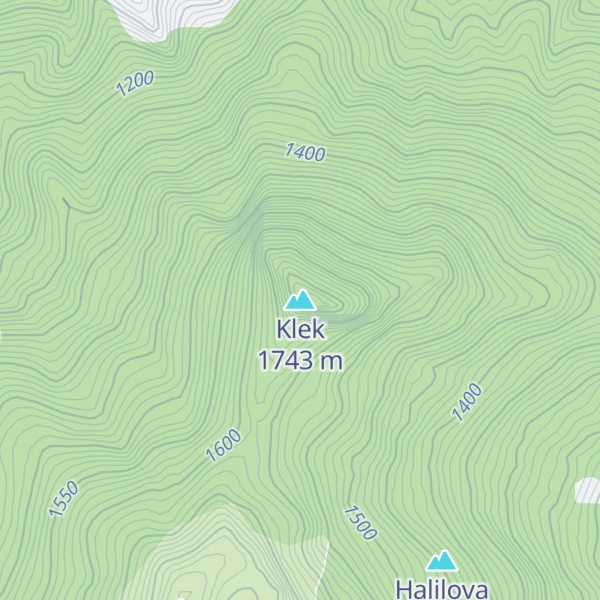 Map of Klek