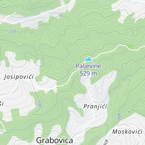 Map of Lovačka kuća