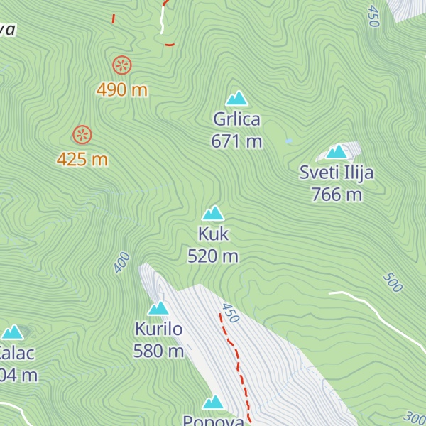 Map of Kuk