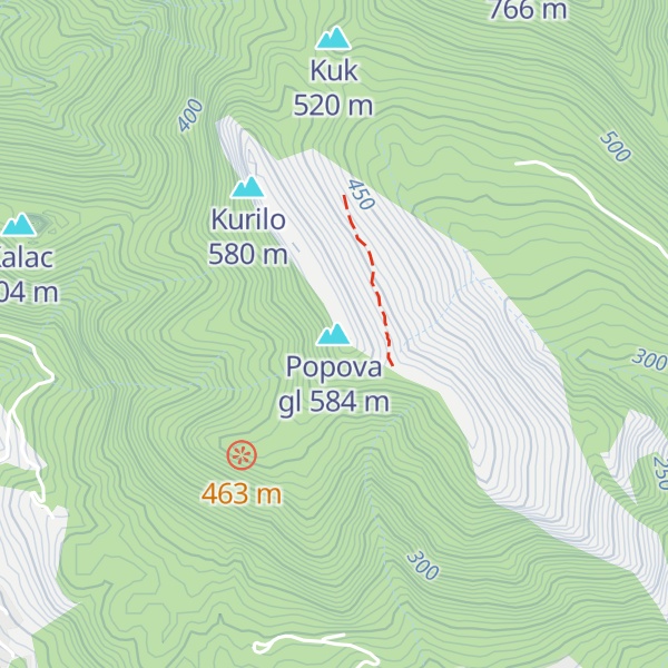 Map of Popova gl