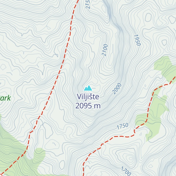 Map of Viljište