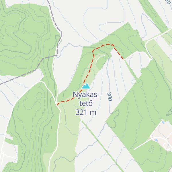 Map of Nyakas-tető
