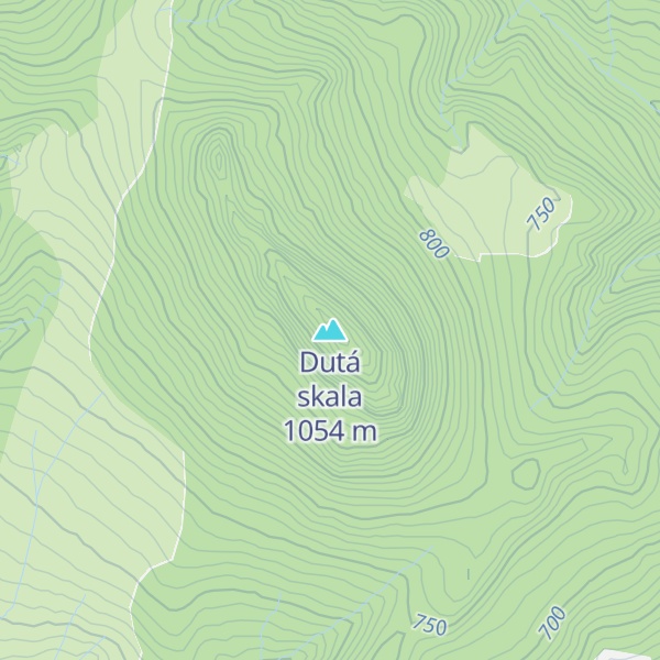 Map of Dutá skala