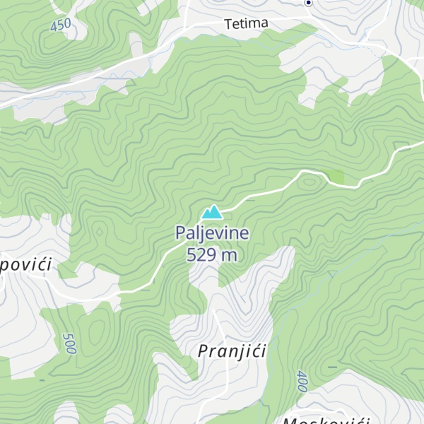 Map of Paljevine