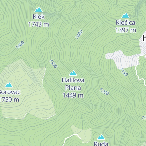 Map of Halilova Plana