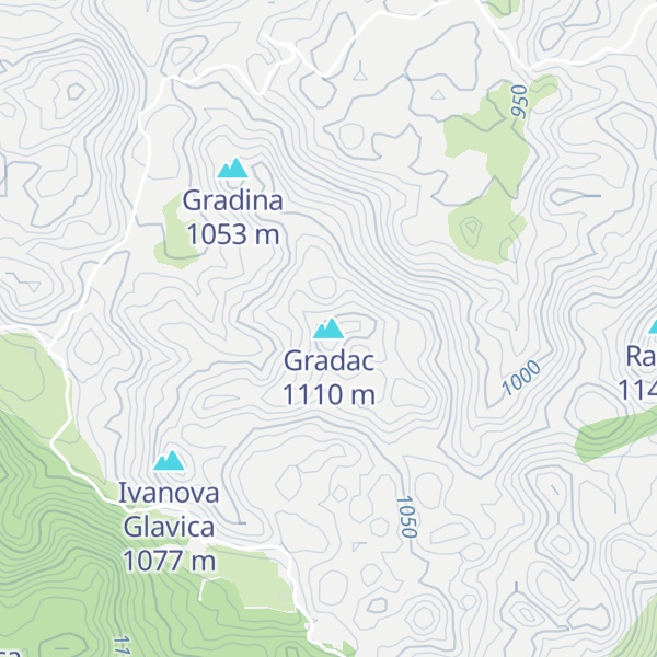 Map of Gradac