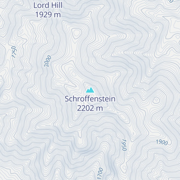 Map of Schroffenstein