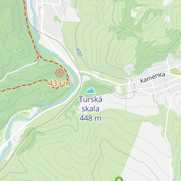 Map of Turská skala