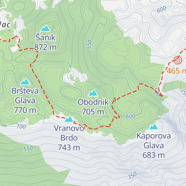 Map of Obodnik