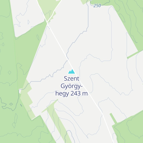 Map of Szent György-hegy