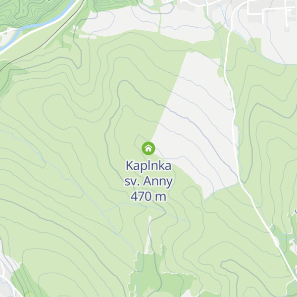 Map of Kaplnka sv. Anny