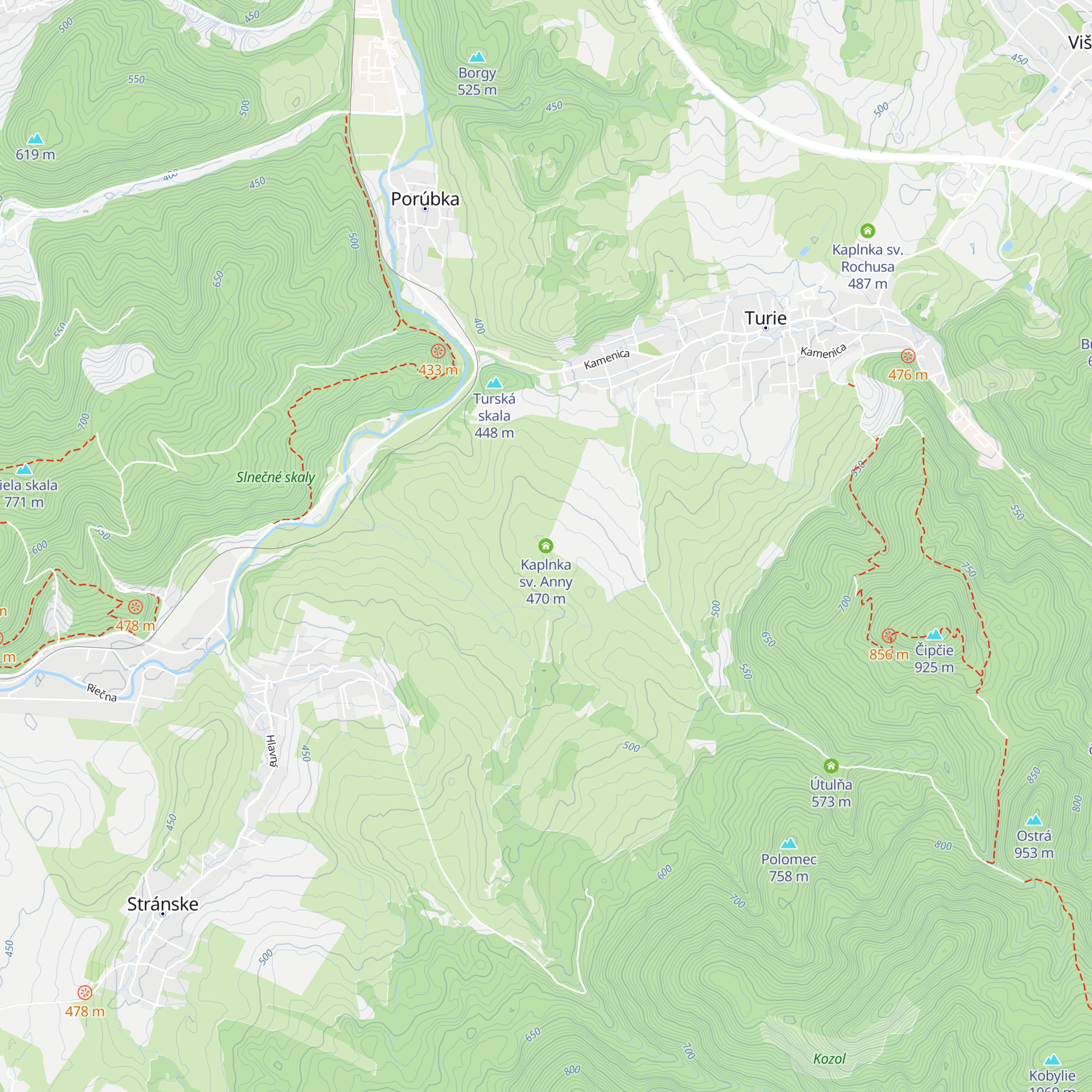 Kaplnka sv. Anny map
