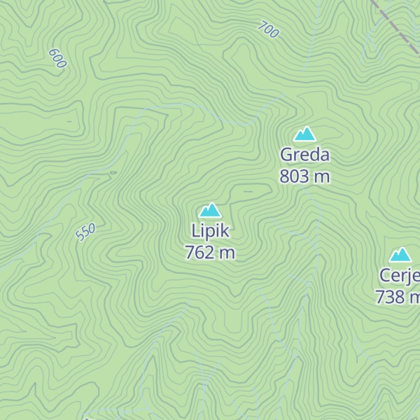 Map of Lipik