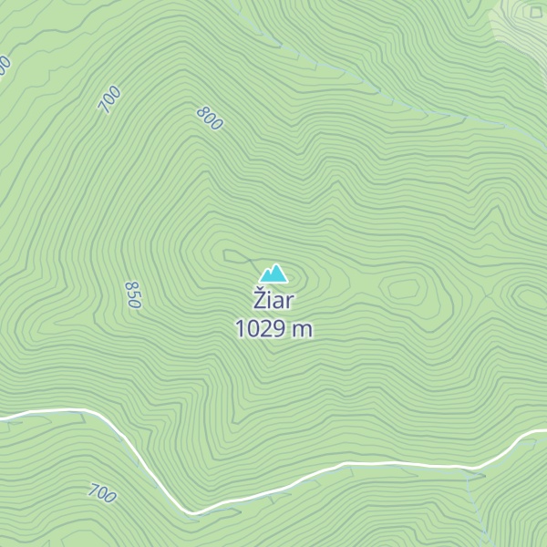 Map of Žiar