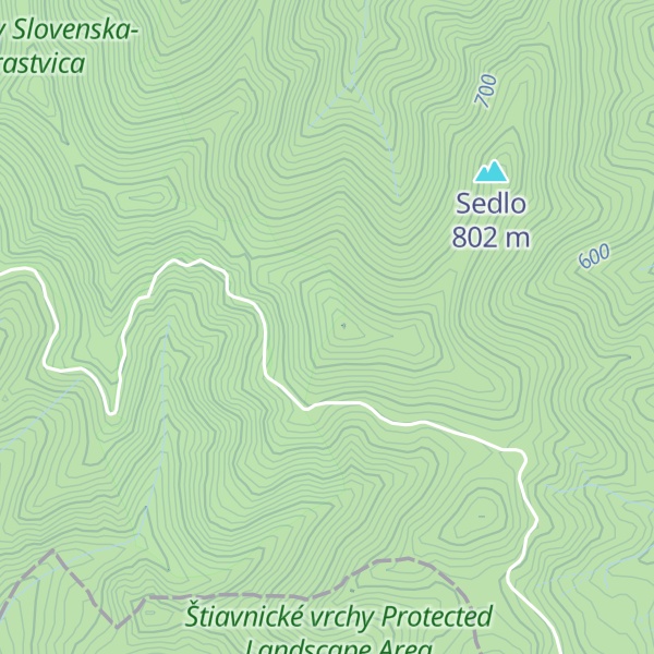 Map of Veľký Žiar