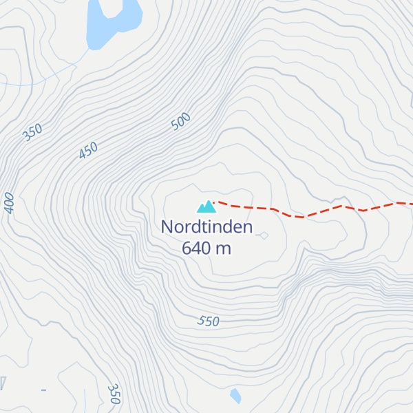 Map of Nordtinden