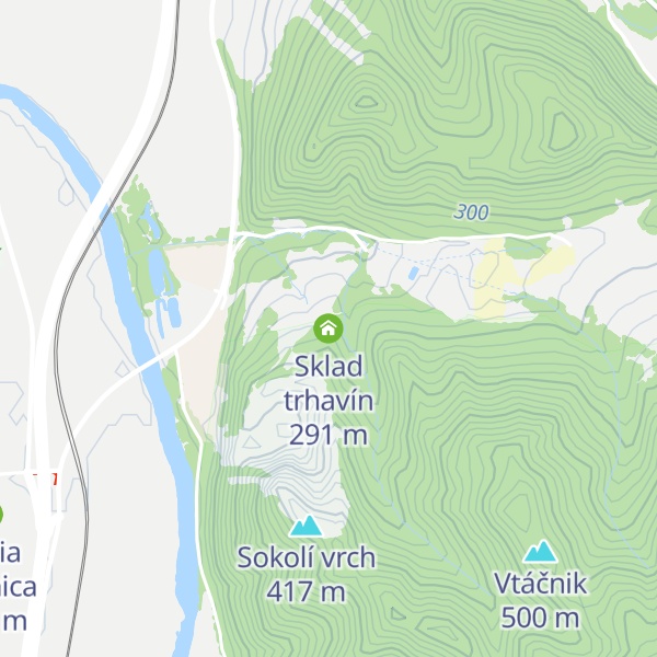 Map of Sklad trhavín