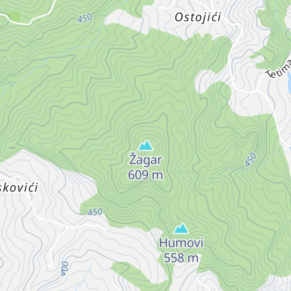 Map of Žagar