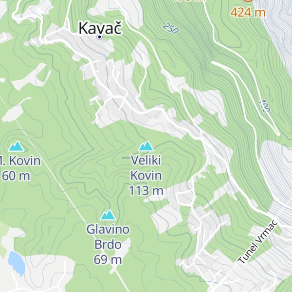 Map of Veliki Kovin