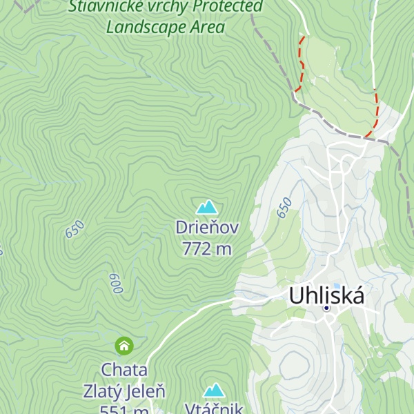 Map of Drieňov