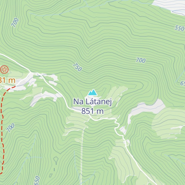 Map of Na Látanej