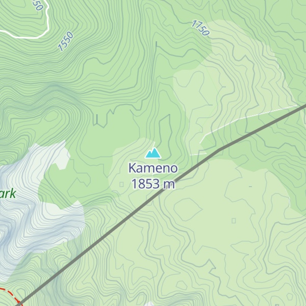 Map of Kameno