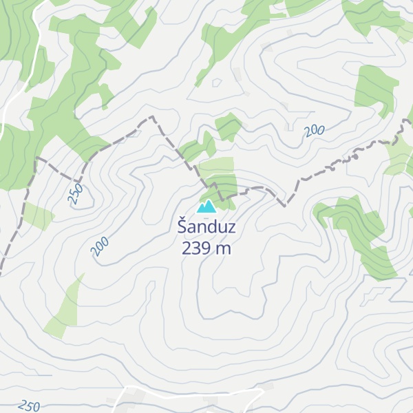 Map of Šanduz