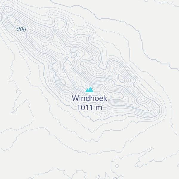 Map of Windhoek
